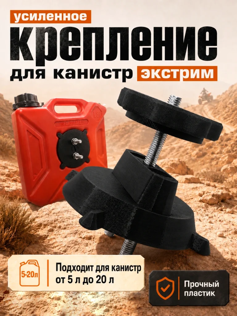 Крепление для канистры «Экстрим», М10 — Чёрный, изображение из карточки Ozon